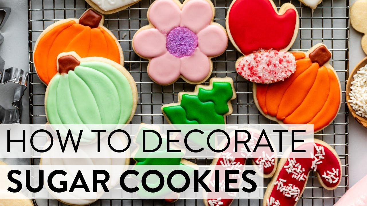 Как украсить сахарное печенье | Sally's Baking