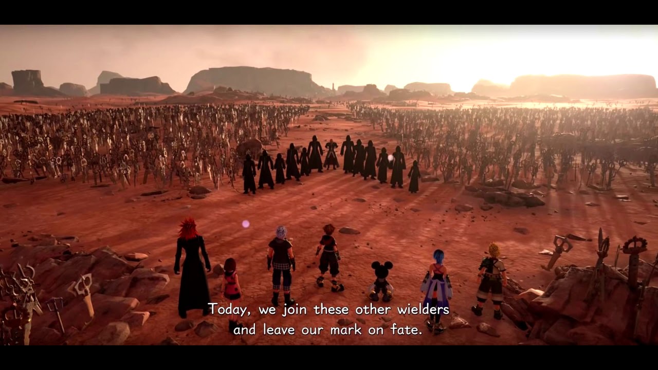 Kingdom Hearts III Soundtrack - Organization XIII -Mark of Fate- -cutscene-