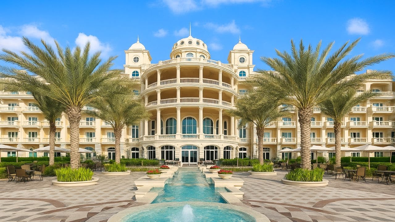 Raffles The Palm Dubai | Club Room & Lounge Tour | 5-Star Luxury Hotel | 4K Vlog