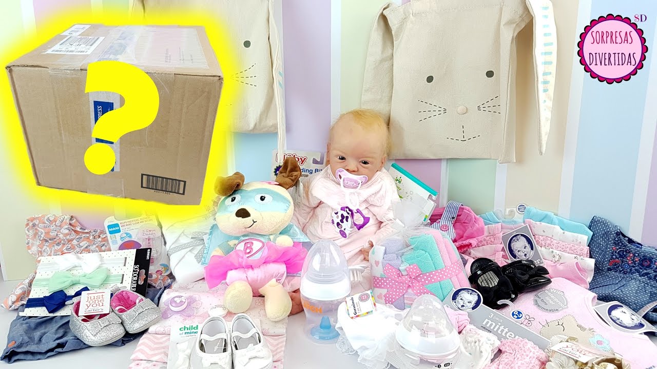 Regalo Sorpresa del canal Angeles Reborn para mi Bebé Lindea ¡Hay muchas cosas preciosas!