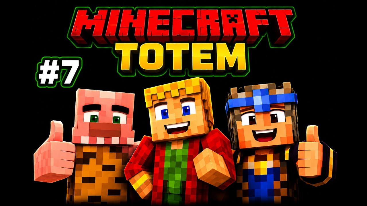 Minecraft Totem Gameplay &ndash; Underground Exploration