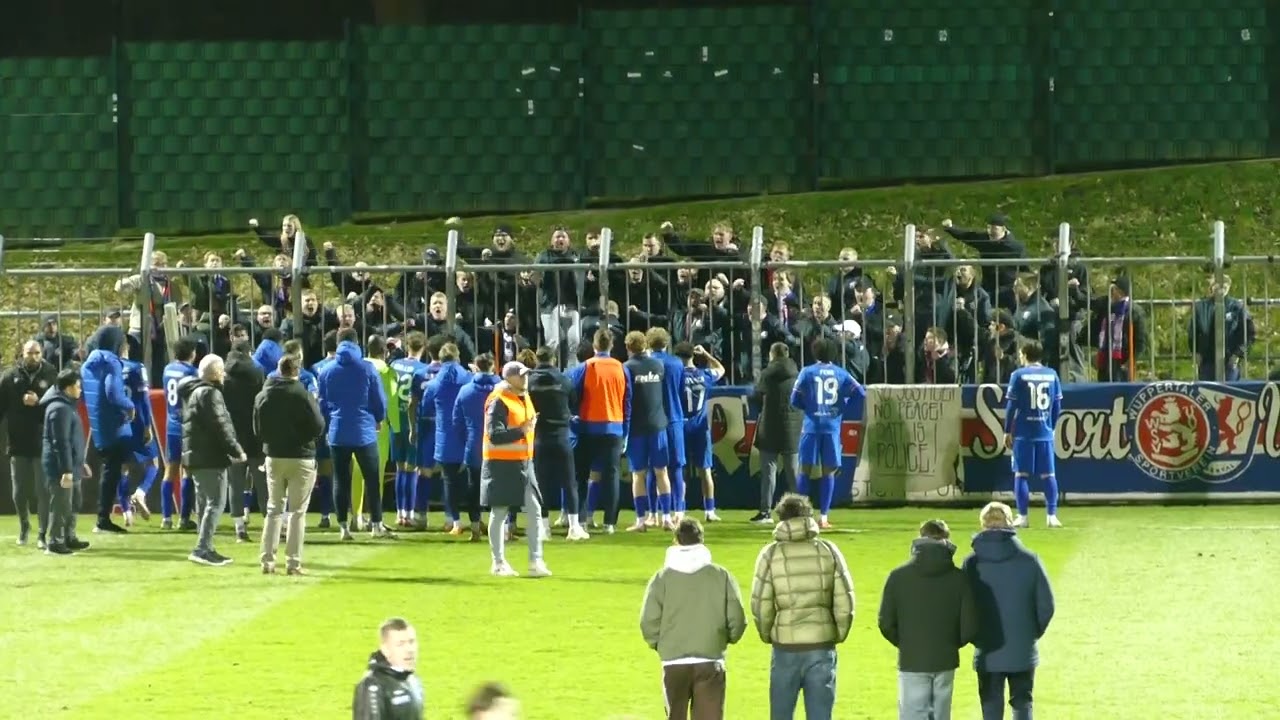 SV Rödinghausen - Wuppertaler SV (0:0, WSV-Fans nach dem Spiel)