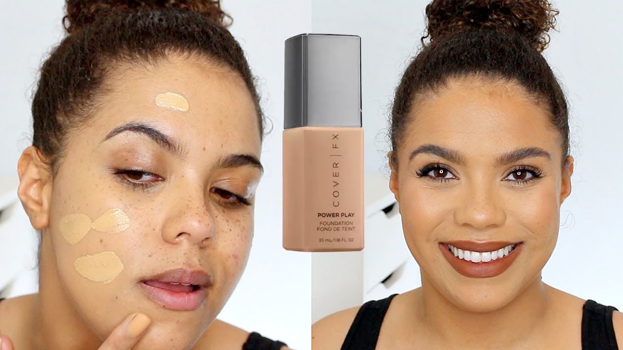 Cover FX Power Play Foundation Review Oily Skin Diaries!