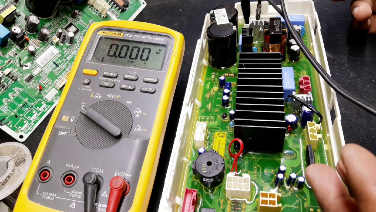 Reparación De Tarjeta Inverter LG Lavadora Carga Frontal, Fuente No Trabaja Correctamente
