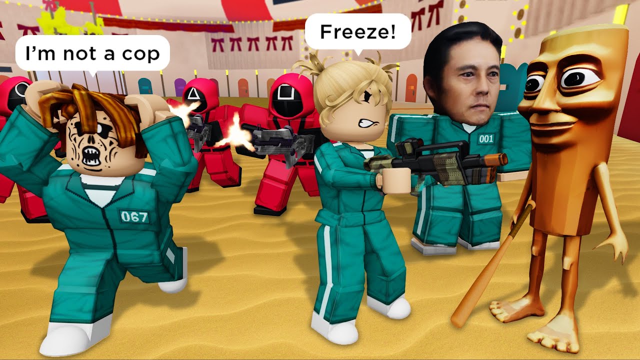 SQUID GAME 4: UNDERCOVER BUSTING SAHUR 🐙 Roblox Brookhaven 🏡 RP - Funny Moments