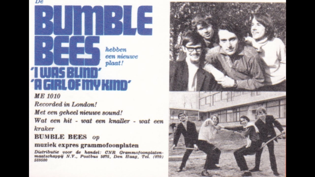 Bumble Bees - I was blind (Nederbeat) | (Den Haag) 1966