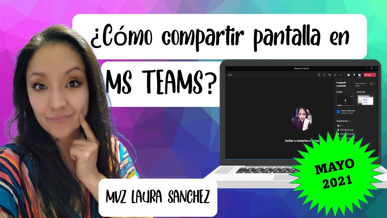 Compartir pantalla MS TEAMS MAYO 2021