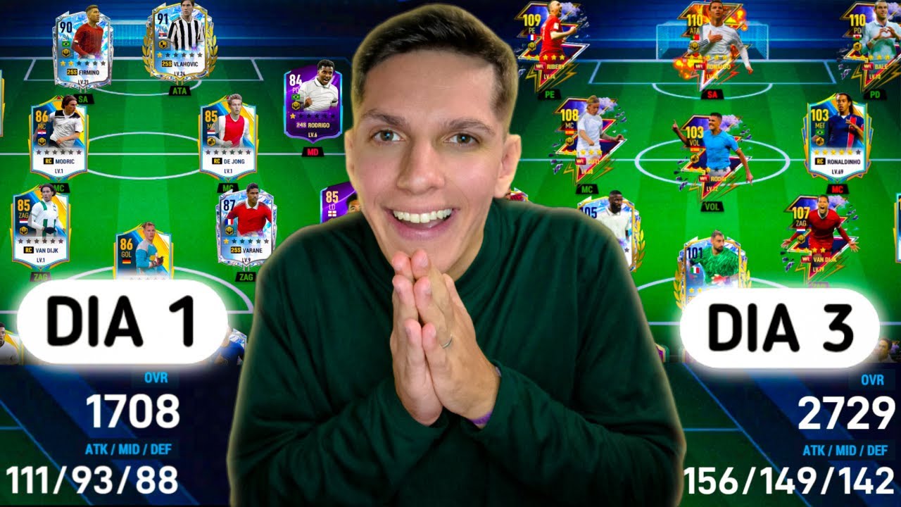 🔥FICOU ABSURDO!😱 UPEI e TRANSFORMEI MEU TIME no FOOTBALL DREAM BE A PRO #4