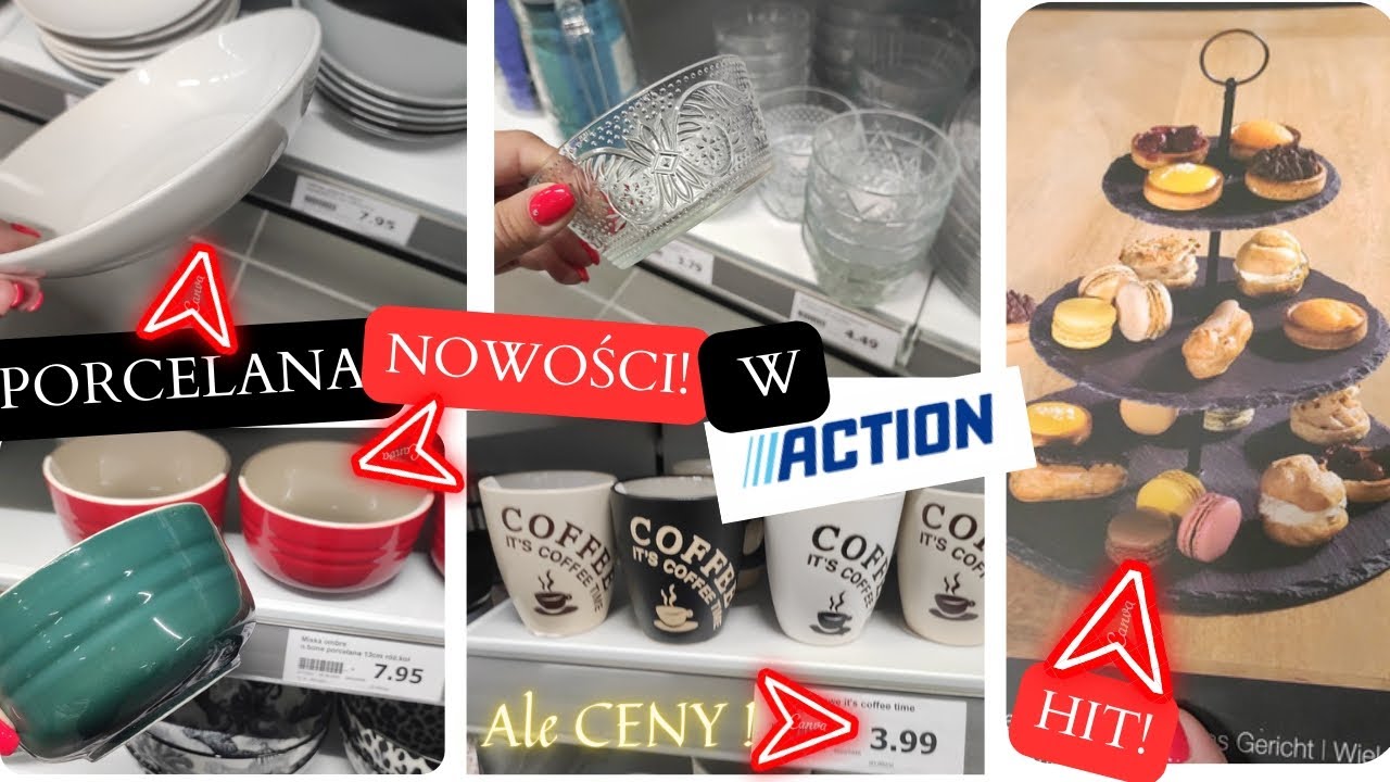 💥‼️ACTION💥 KUCHNIA ✓TALERZE, MISY..... NOWOŚCI‼️NAJNOWSZY PRZEGLĄD PÓŁEK