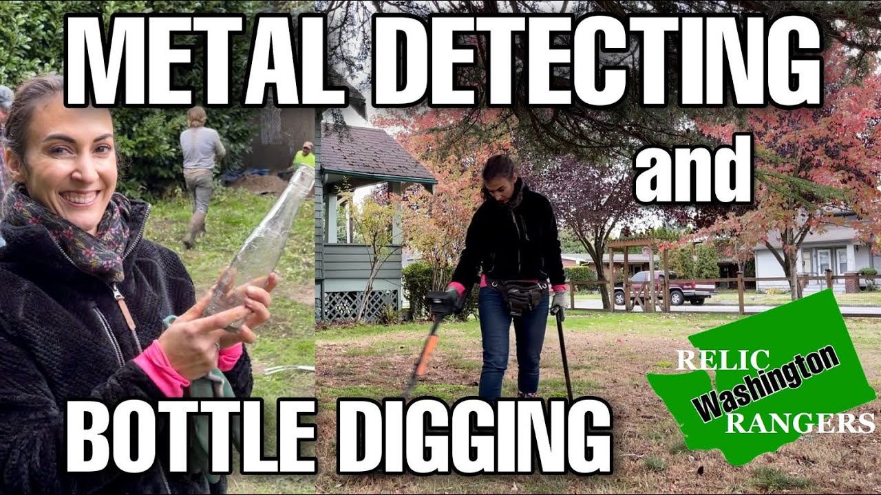 🤠 Relic Rangers - Metal Detecting an 1880 Washington Homestead | Outhouse Bottle Digging 🚽