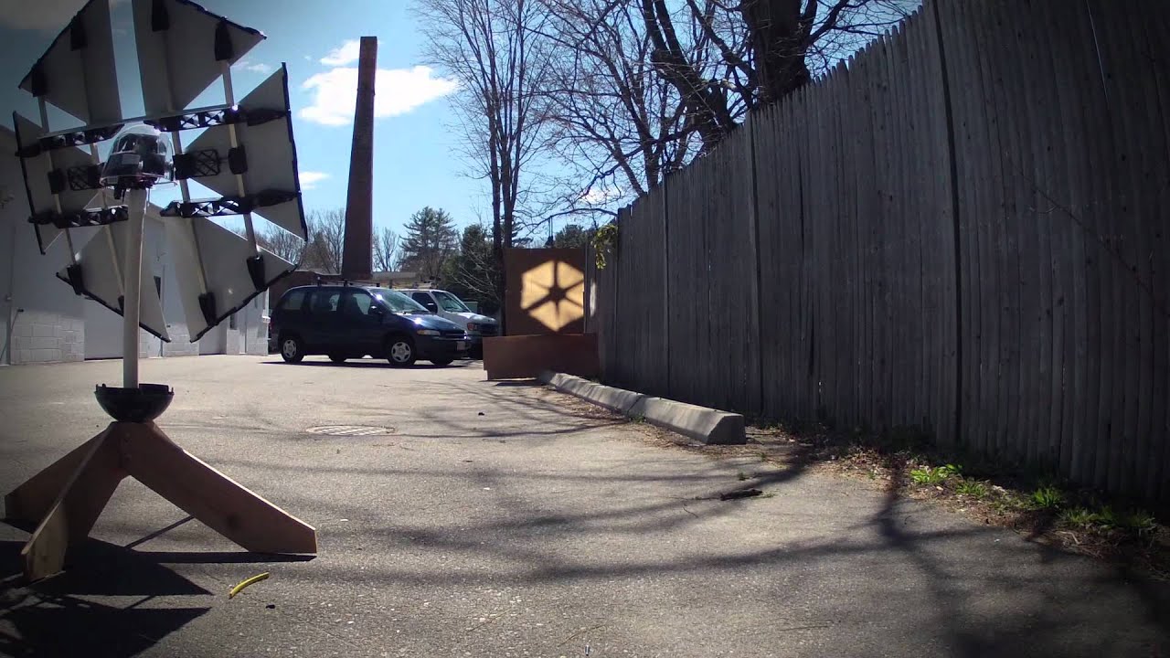 Sunflower Home Heliostat Time Lapse