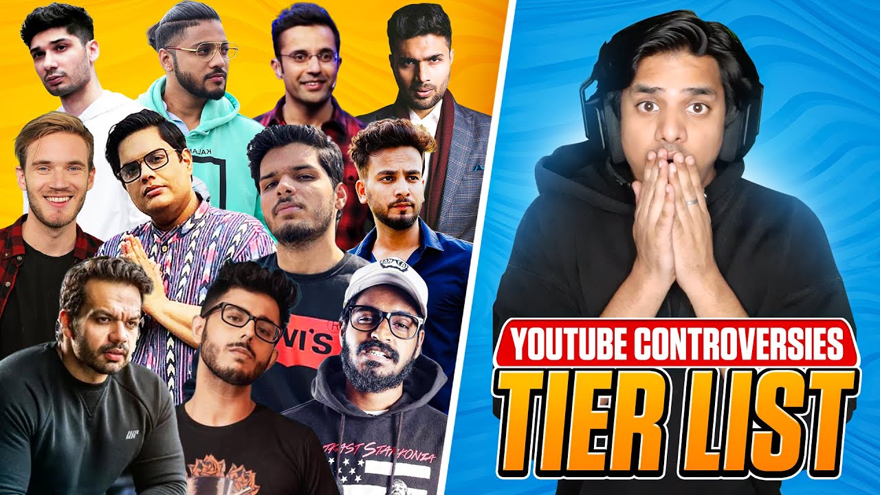 YouTube Controversy Tier List ft. Tanmay Bhat