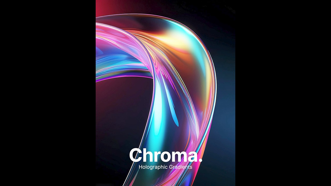 Adobe Illustrator & Adobe Firefly Tutorials 2024 - How to make Chroma &ndash; Holographic Gradients