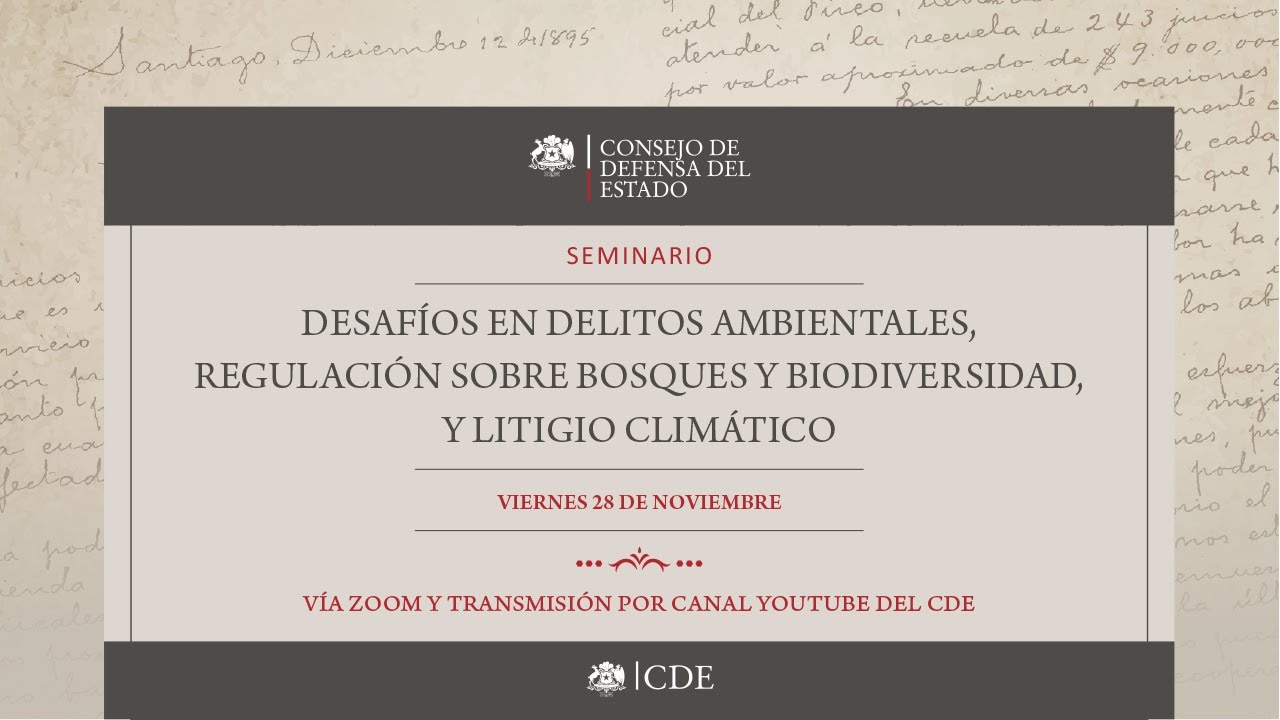 Desafíos en delitos ambientales, regulación sobre bosques y biodiversidad, y litigio climático