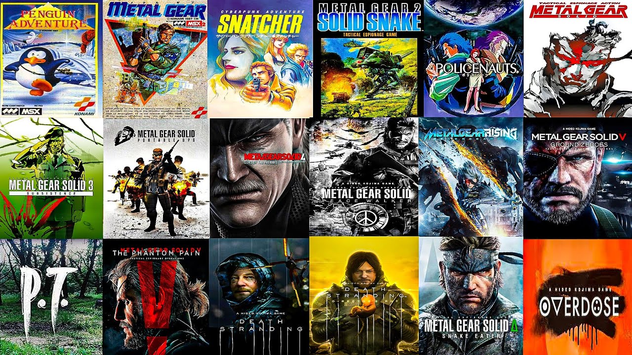 The Evolution of KOJIMA PRODUCTIONS Games (1986-2025)