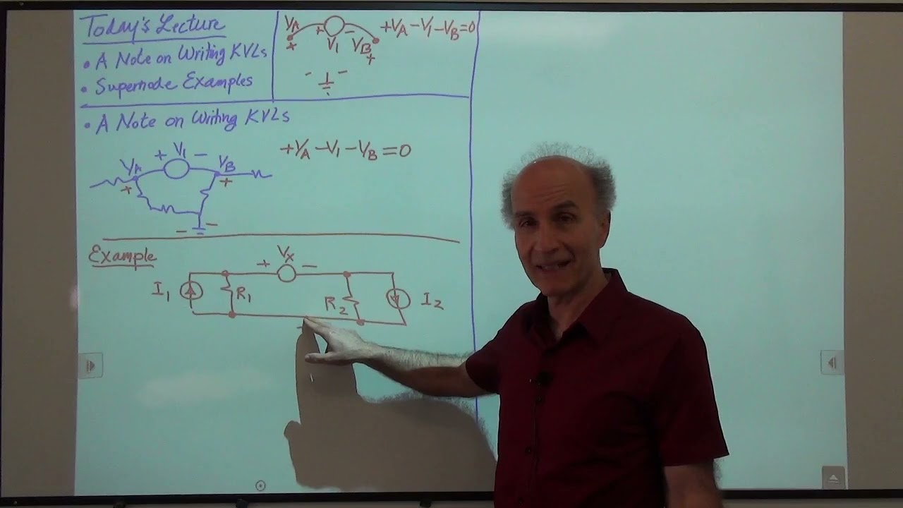 Razavi Basic Circuits Lec 7: Supernode Examples