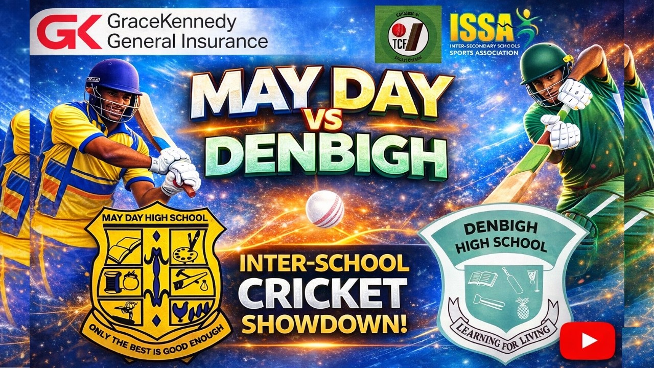 GK Insurance ISSA Rural High School Boys Headley Cup Cricket Competition | May Day vs Denbigh