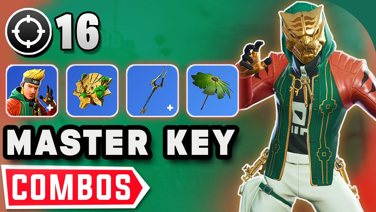 Best *MASTER KEY* Skin COMBOS with Gameplay