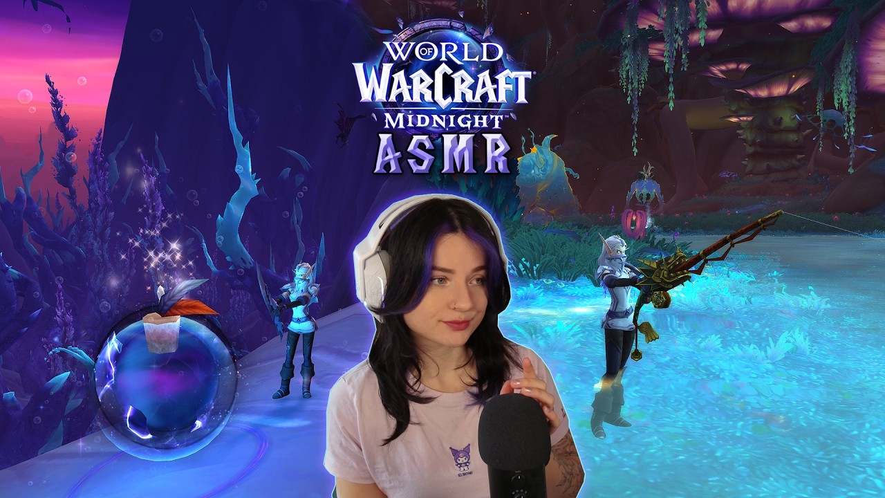[ASMR] Fishing Around All New Zones in Midnight 🎣 World of Warcraft