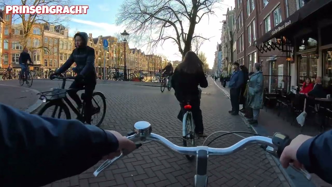 Sunny Winter Day – Bike Amsterdam With a Local - POV
