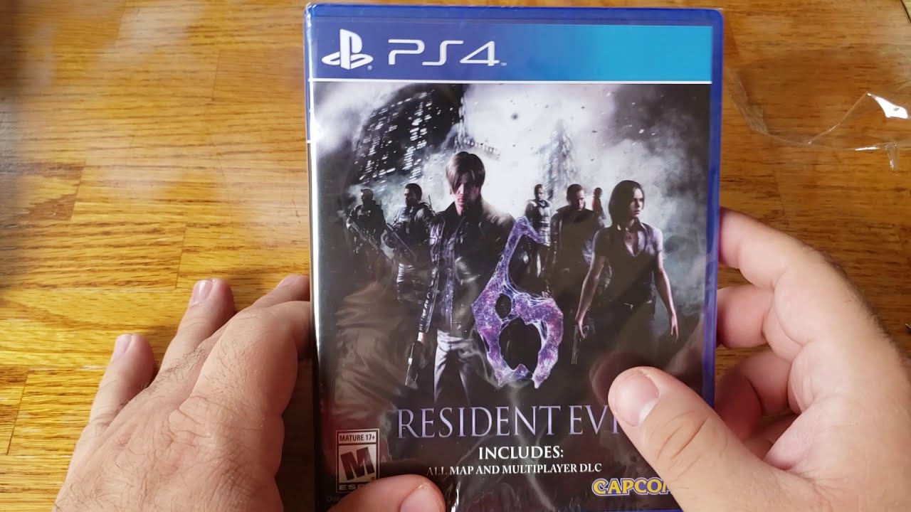 Resident Evil 6 PS4 Unboxing
