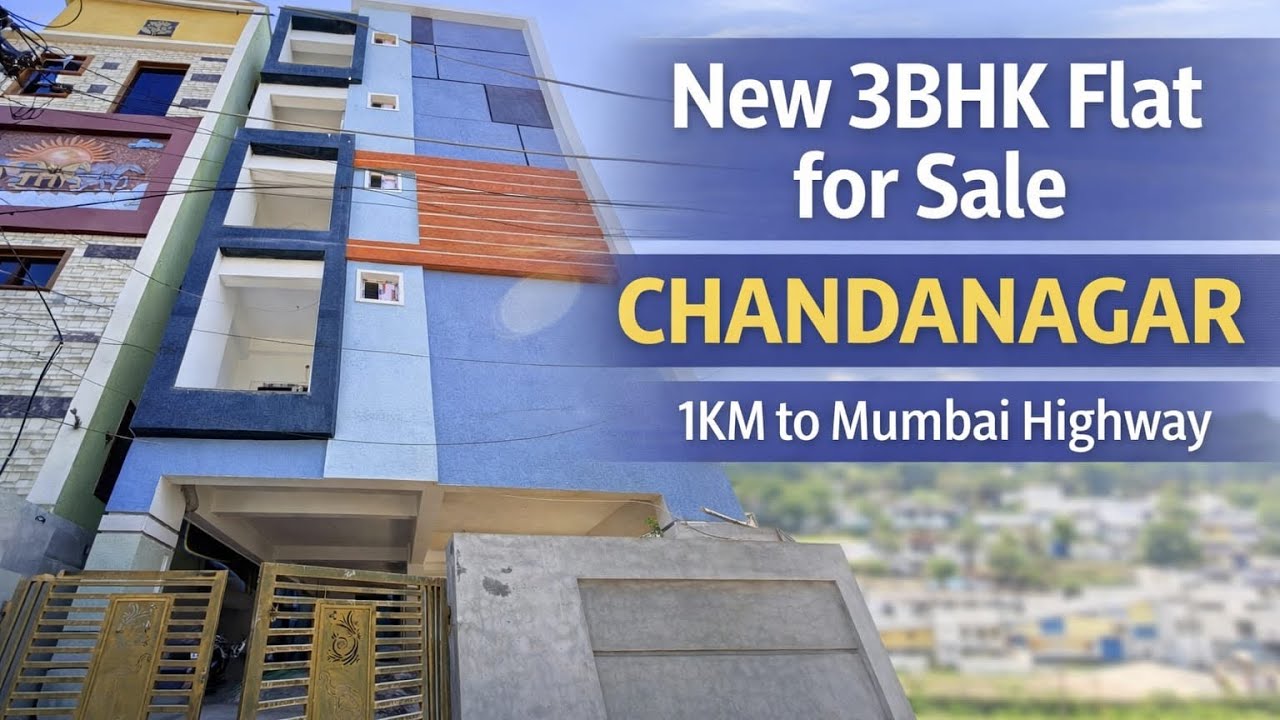 Chandanagar New 3BHK Flat for Sale | East Facing | GHMC Approved | HUDA Layout | 8908908939