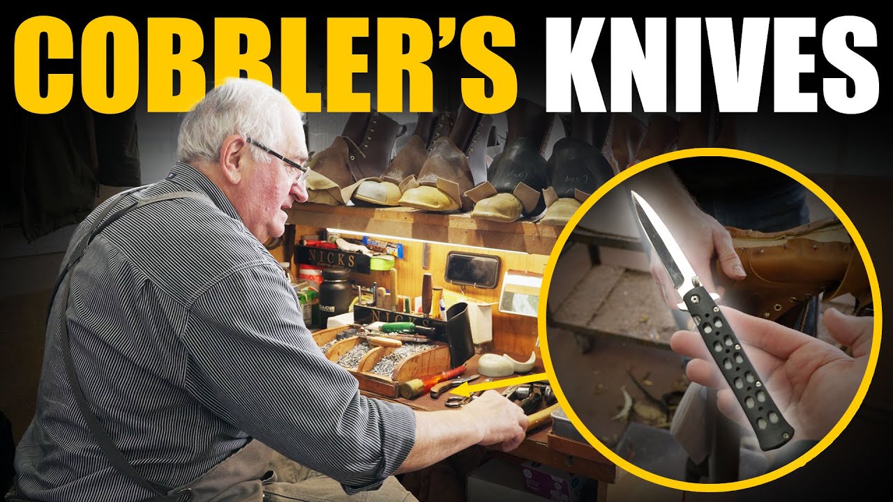 These Knives Cut Boots In Half! | Pocket Checking Cobblers at Nicks Handmade Boots!