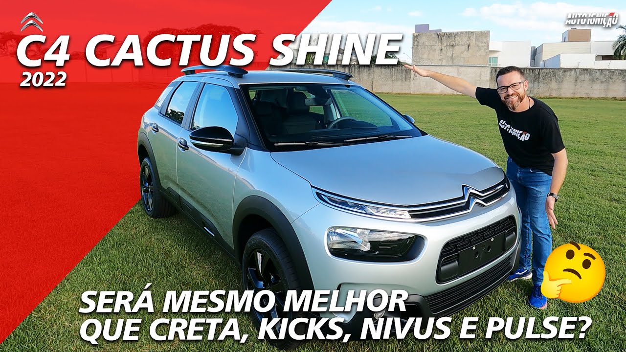 Novo Citroën C4 CACTUS SHINE 2022 - Supera Mesmo o Creta, Kicks, Nivus e Fiat Pulse?
