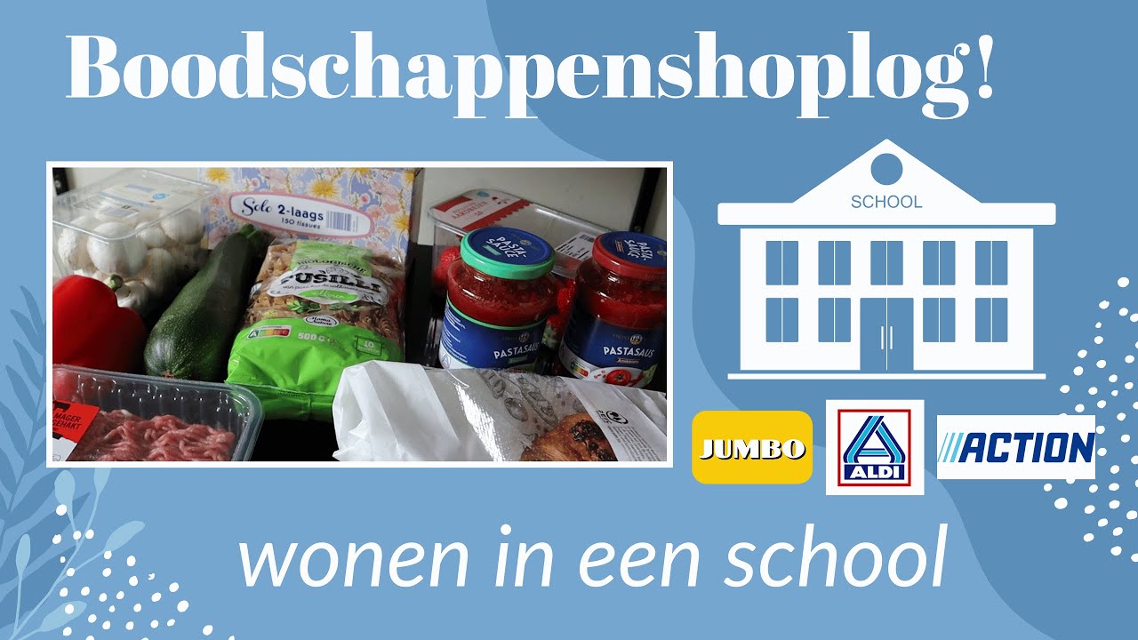boodschappenshoplog met weekbudget en prijzen