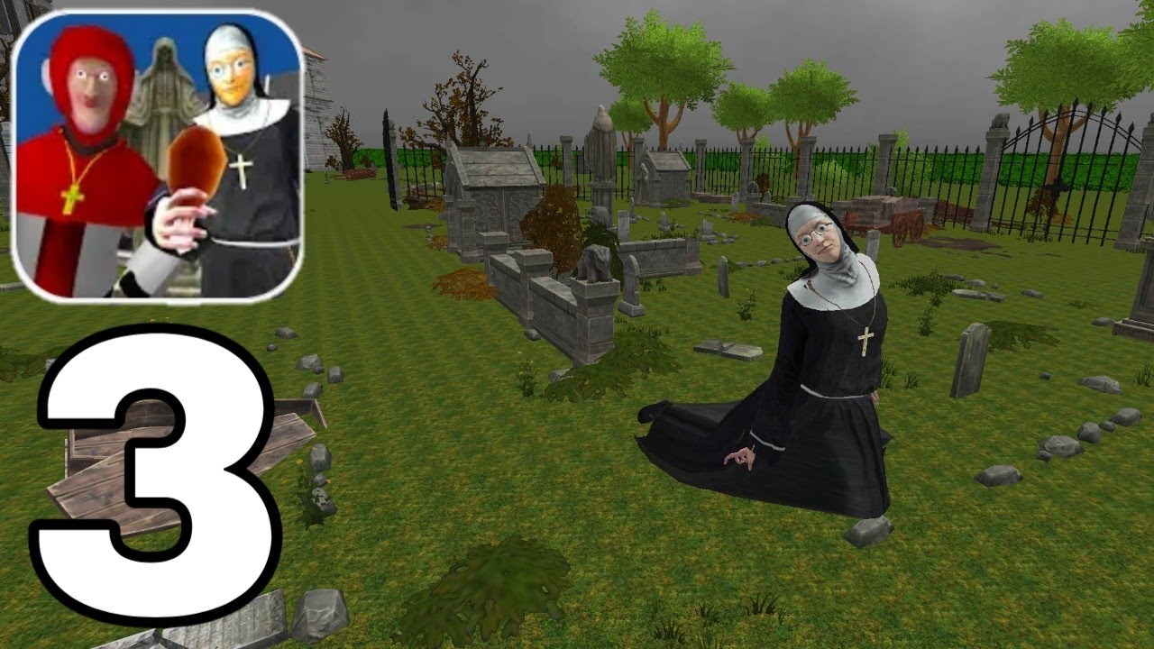 Nun And Monk Neighbor Escape 3D Gameplay Level 11 To 15