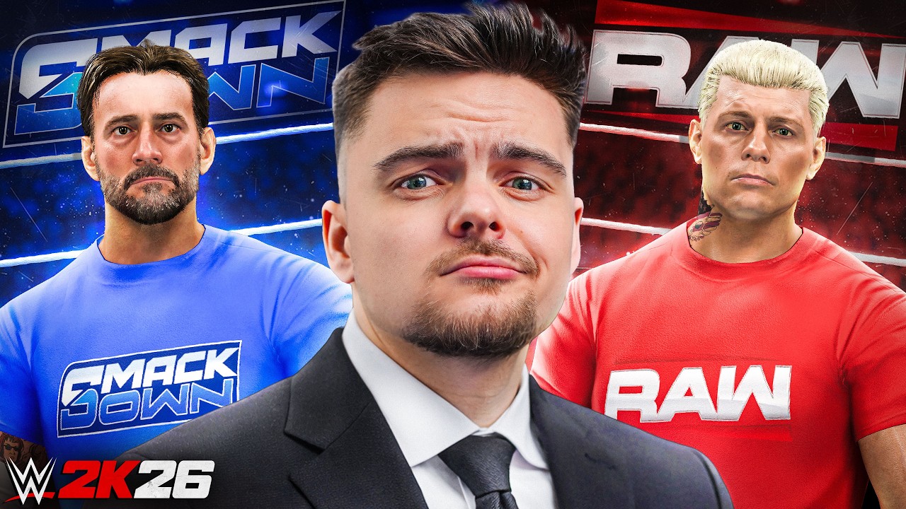 Я стал генеральным менеджером в WWE 2K26.