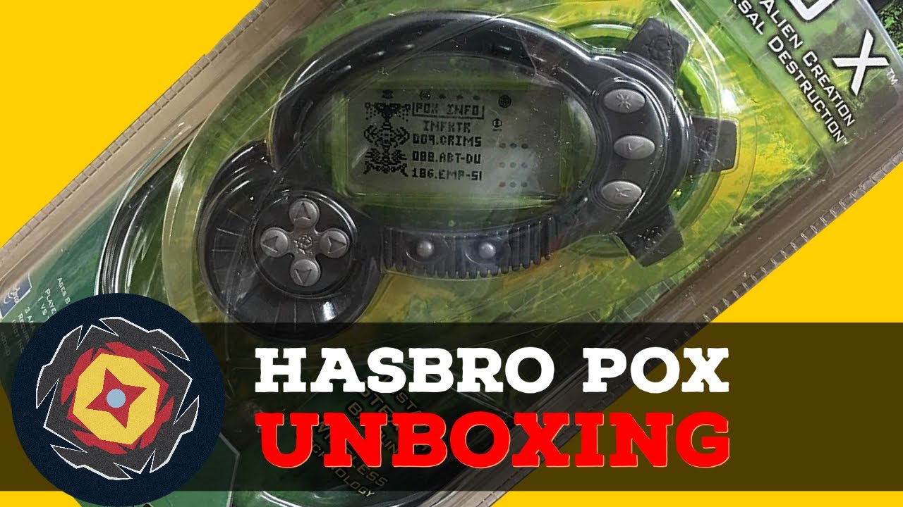Hasbro POX Unboxing // Gameplay - 2001 LCD Virtual Pet Toy Game