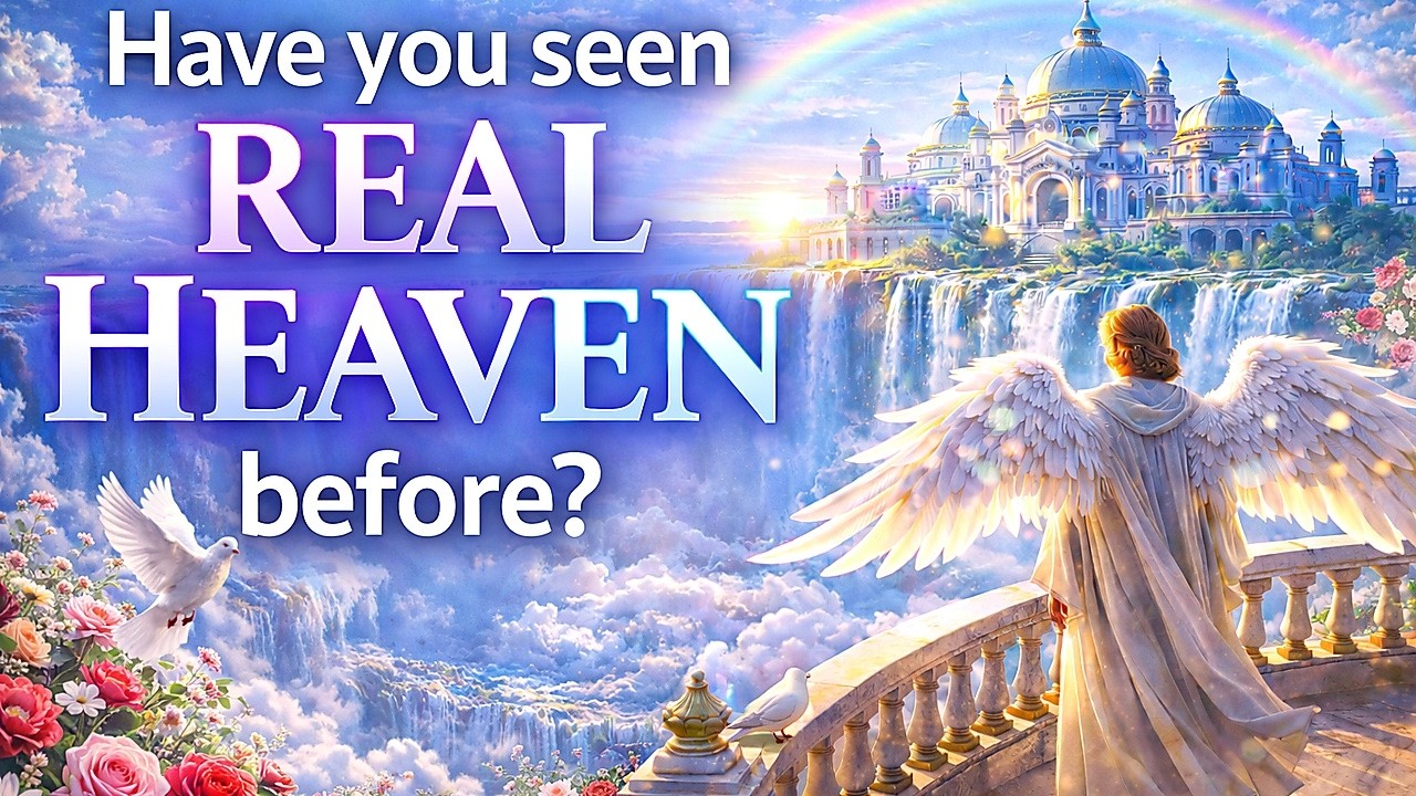 A Journey Through Heaven Gates / Heaven’s Palace Above Endless Waterfalls / AI Cinematic 4K
