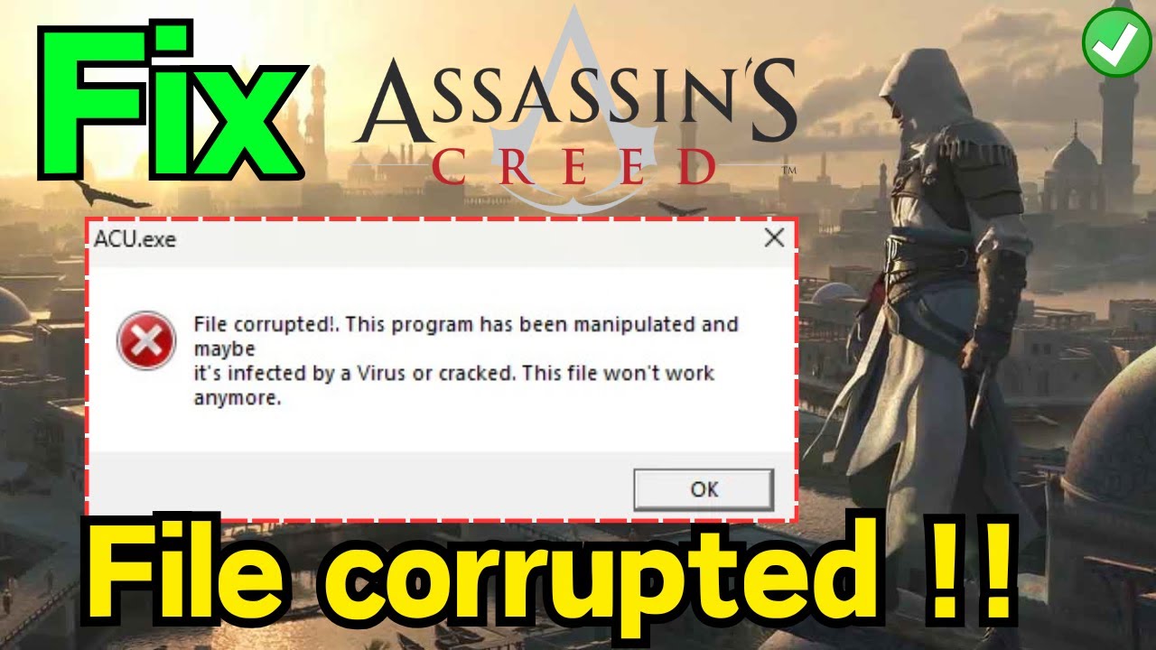 File corrupted this program has been manipulated and may be its infected by a virus or cracked