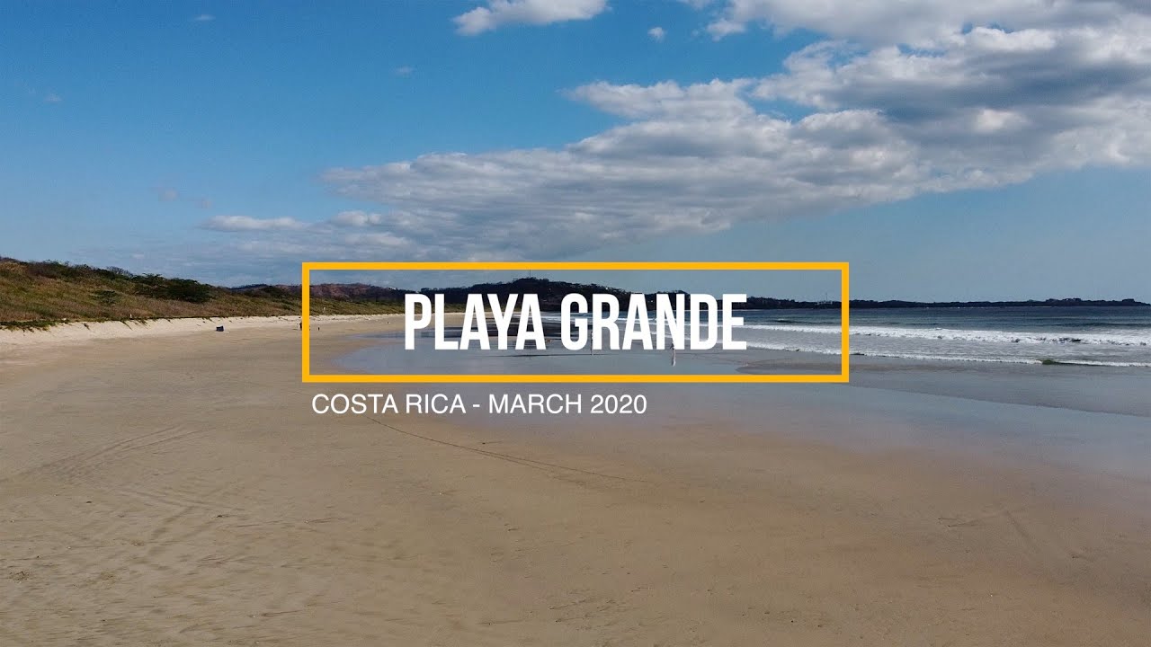 Costa Rica - Playa Grande 2020 - Drone Footage