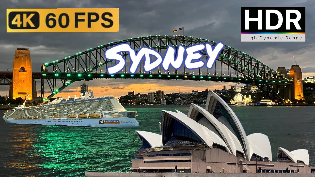 Sydney Australia by Day and Night with Thunderstorm recorded in 4Kp60 HDR