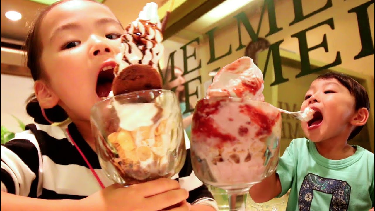 【青森市】Cafe ELMのパフェを堪能Rino＆Yuuma