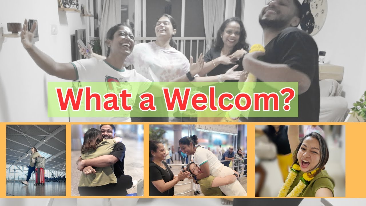 Family ka Warm Welcome | Traveling to India | London to Mumbai | Pinky Ghosh #travel #pinkyghosh