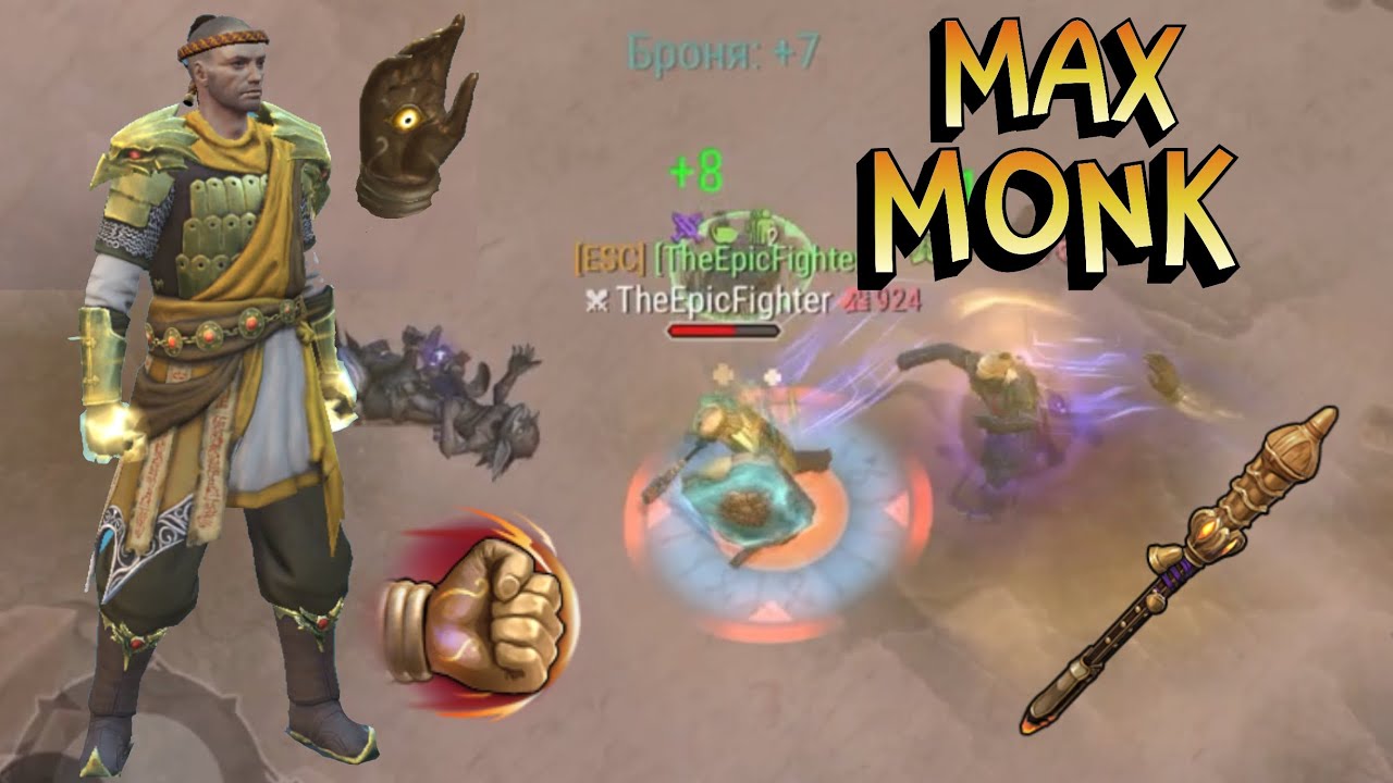 MAX Monk + Hand PVP In Frostborn | OBT TESTING 