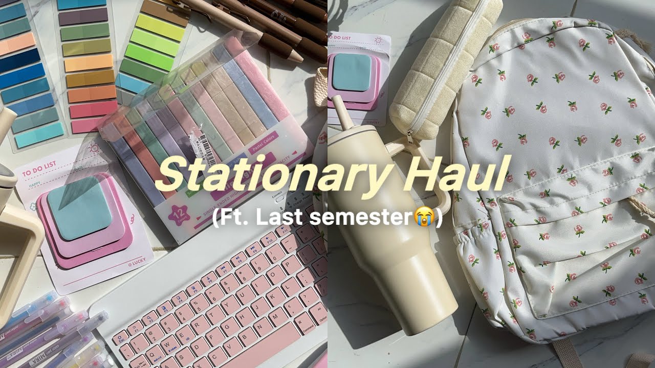 Daraz Stationary Haul (Last semester tayyari)😭