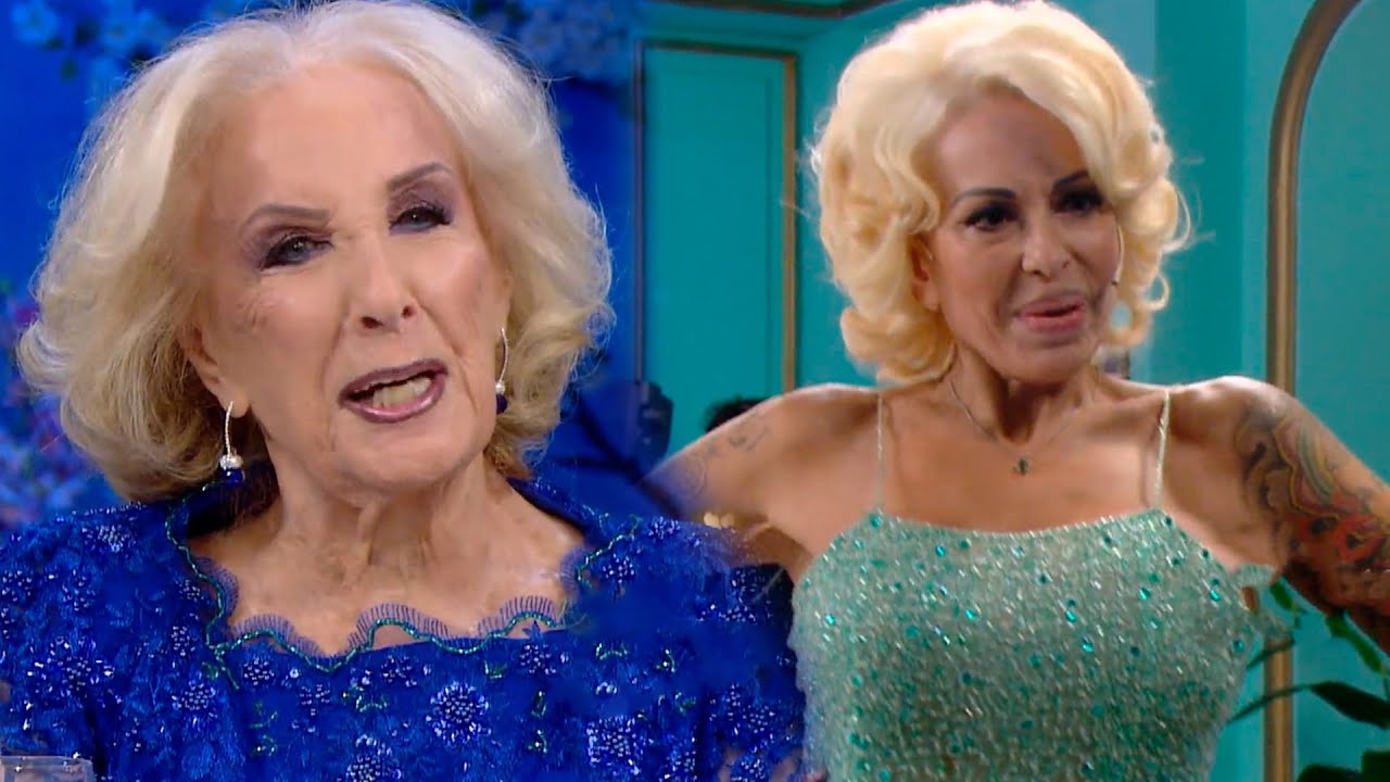 |OBSERVADORA! Daniela Cardone mostró su look y Mirtha hizo un comentario sin filtro sobre su escote