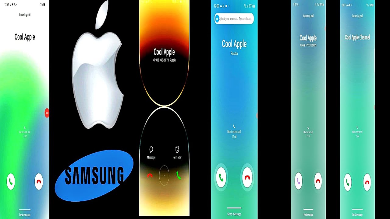 Samsung S20 Ultra & Fold 1 & Fold 2 & Fold 3 & iPhone 14 Pro Max Fake screen recordings calls
