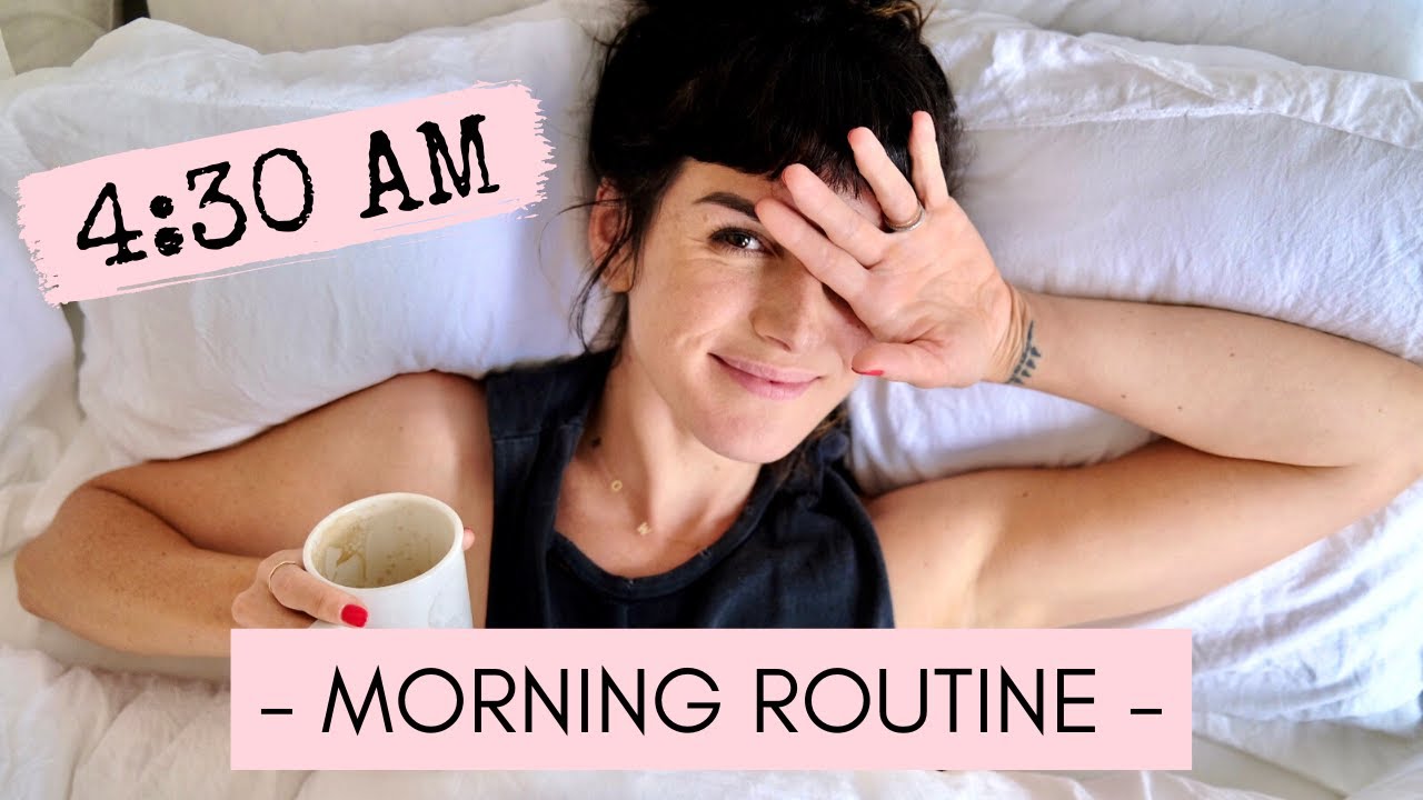 4:30AM MORNING ROUTINE | Waking Up Early Changed My Life! | Shenae Grimes Beech