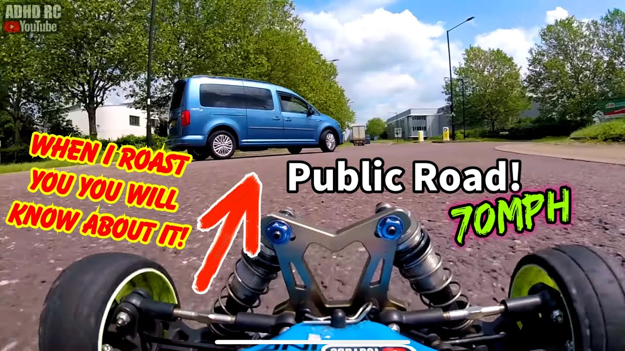 Fast Rc Car In N Out Troll Prank vs Public Road