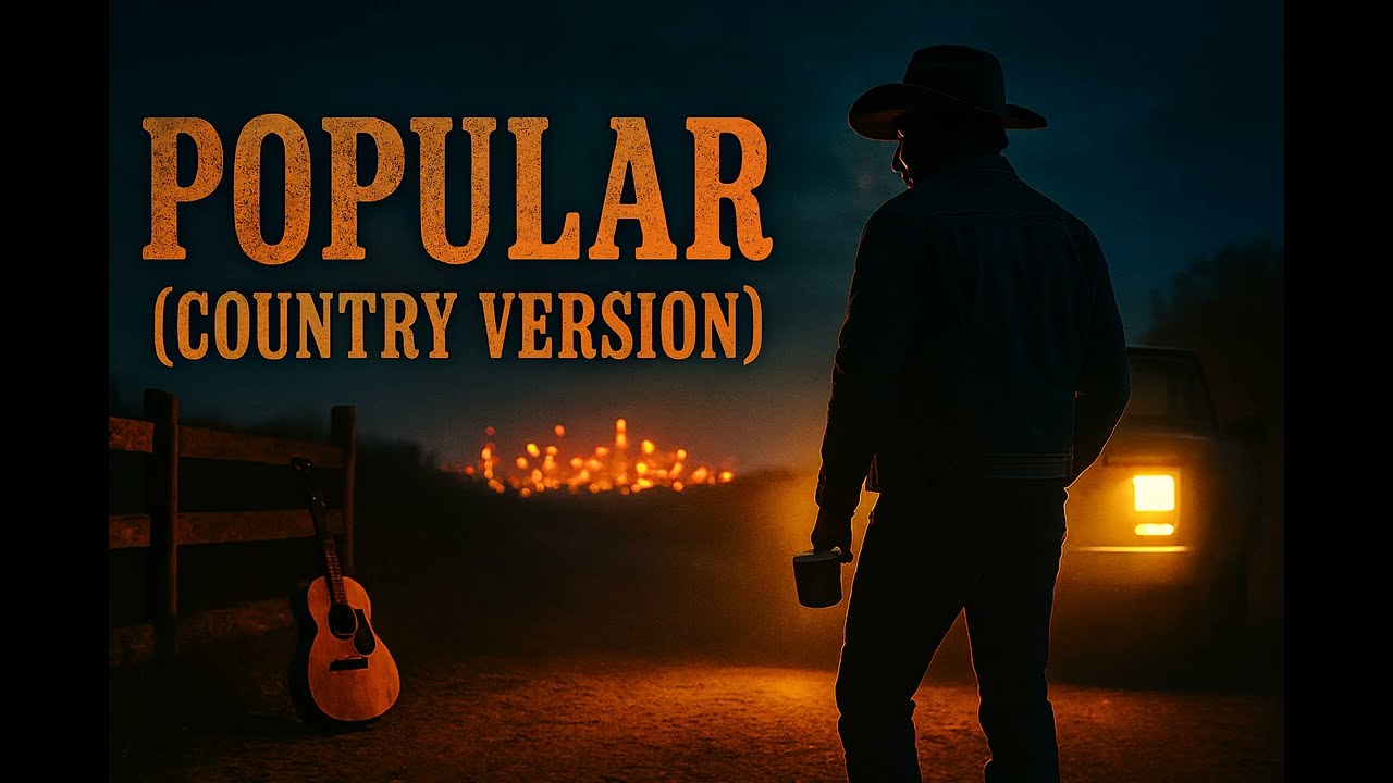 Popular (Country Version) | The Weeknd | Dark Modern Country Cover