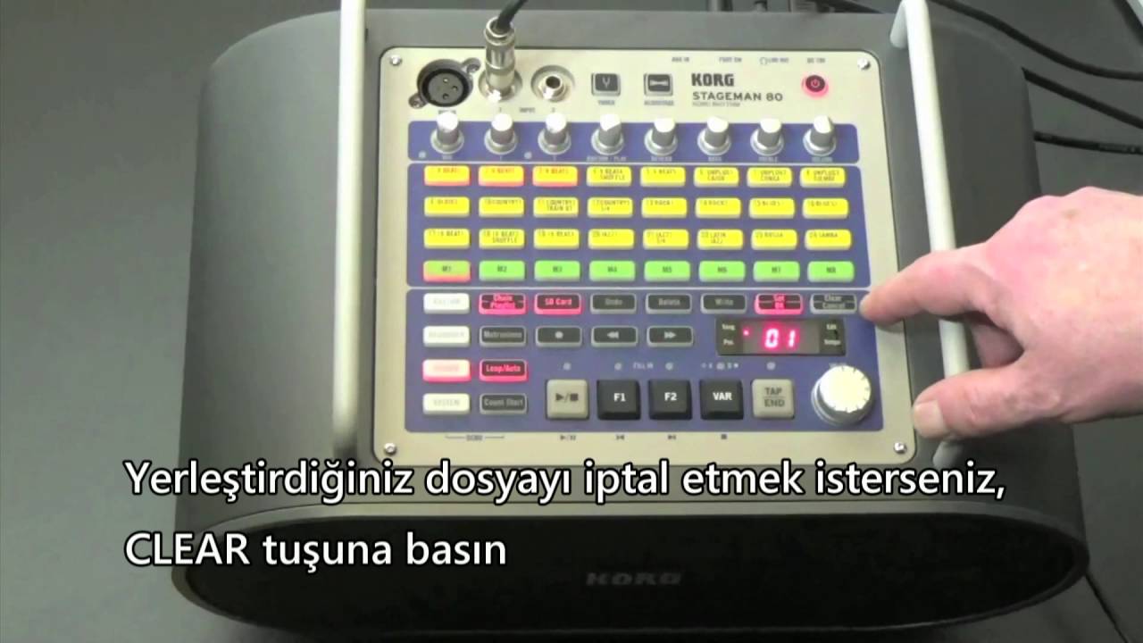 KORG STAGEMAN 80 Video Kılavuz - B&ouml;l&uuml;m 7: Playlist Oluşturma