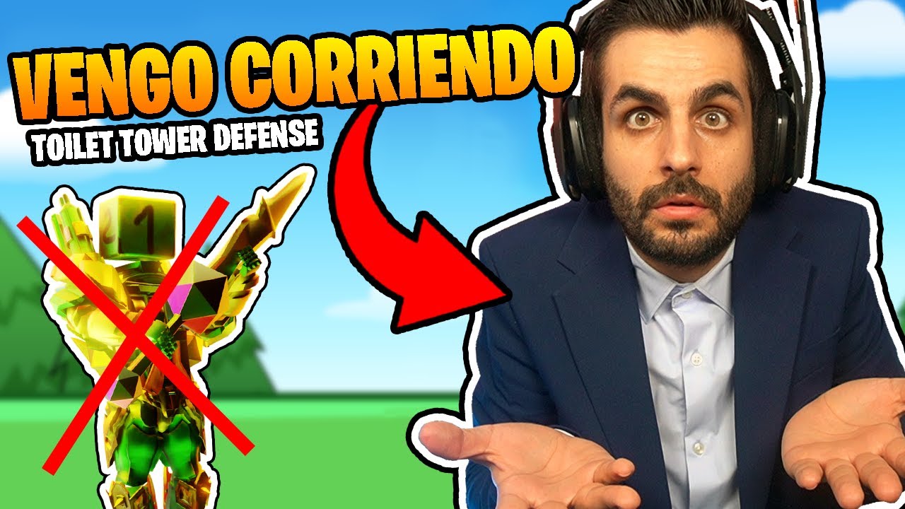 ¡ME HE VENIDO DE UNA BODA PARA ESTO... Toilet Tower Defense Roblox!
