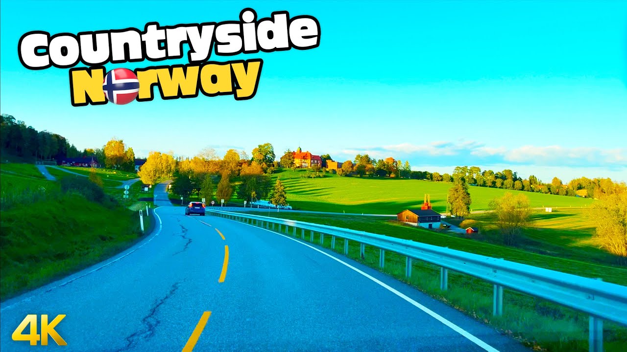 Driving in NORWAY 🇳🇴 Countryside, Beautiful Villages and Fields