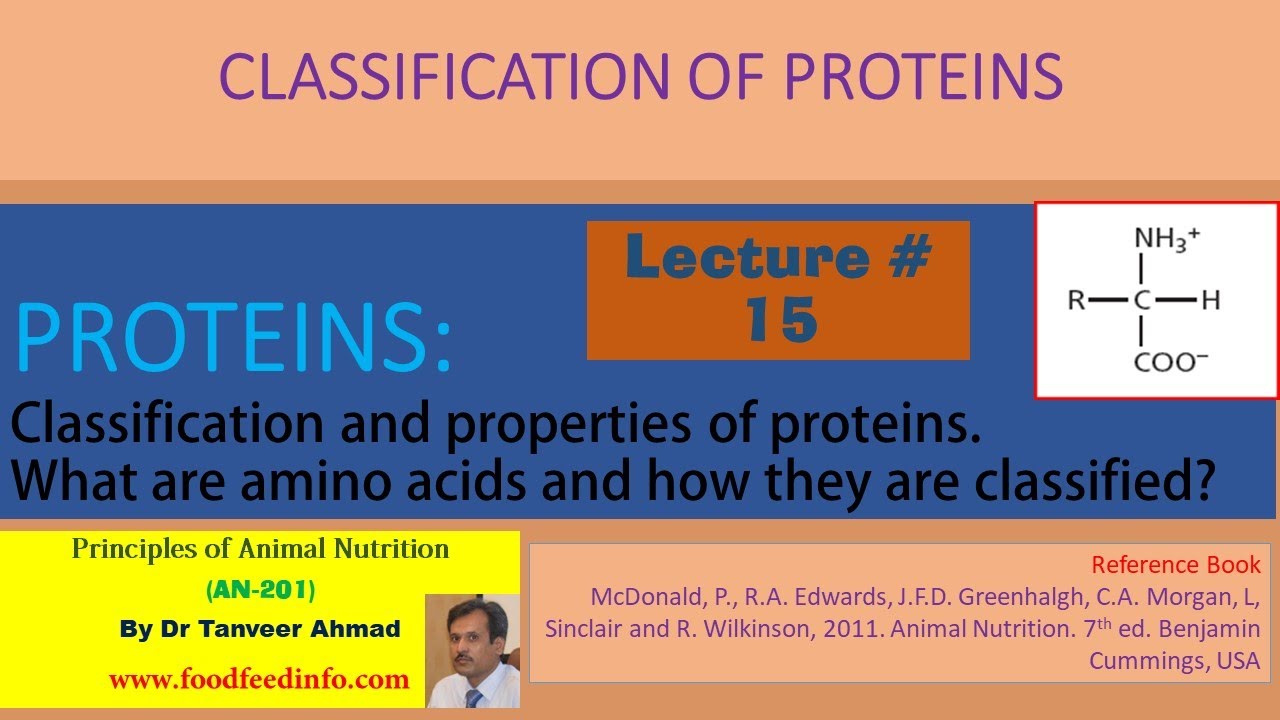 Lecture#15- Classification of Proteins