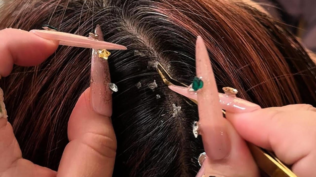 Latte ASMR Self Care Session | Fine Tweezer Triggers & Soothing Scalp Sounds for Sleep Therapy
